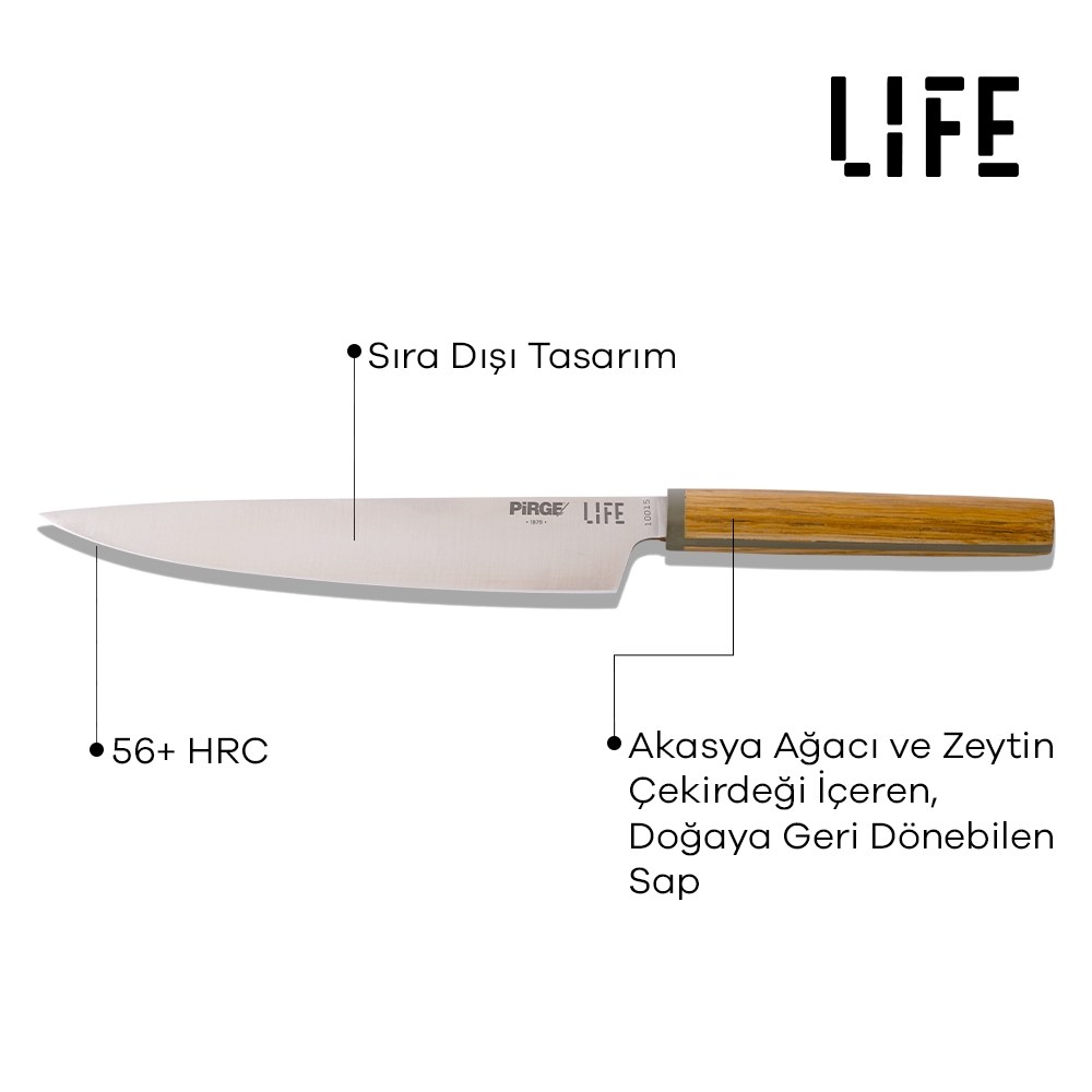 Life Santoku Bıçağı 16 cm