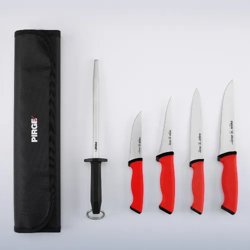 Duo Profesyonel 5'li Çantalı Kurban Bıçak Seti