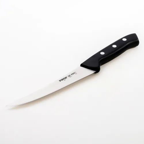 Profi Kıvrık Sıyırma Bıçağı Yarı Esnek 15 cm SİYAH