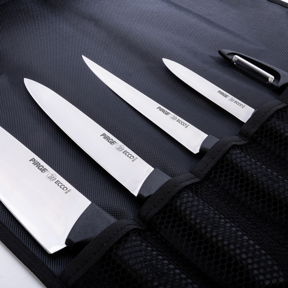 Ecco Knife Set with Roll Bag