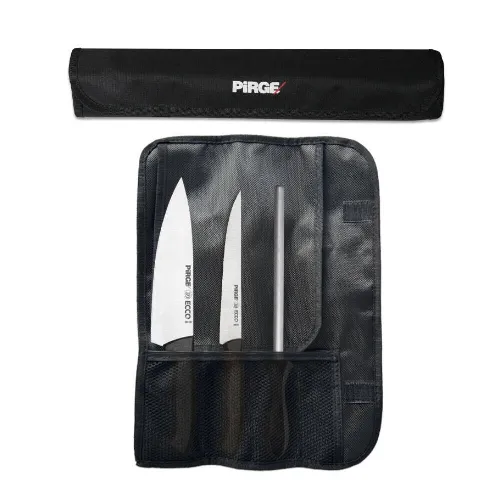 Ecco Knife Set with Roll Bag