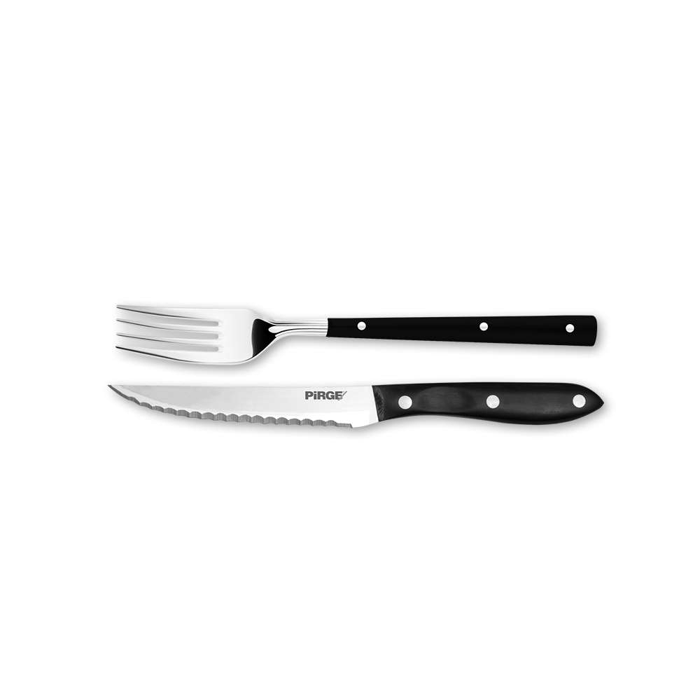 Steak Knife Set with Fork 12 cm