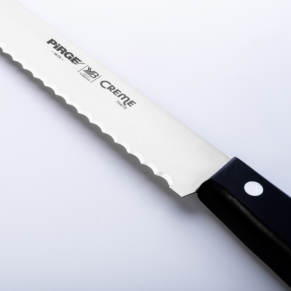 Creme Pasta Bıçağı Dişli Dar 35 cm