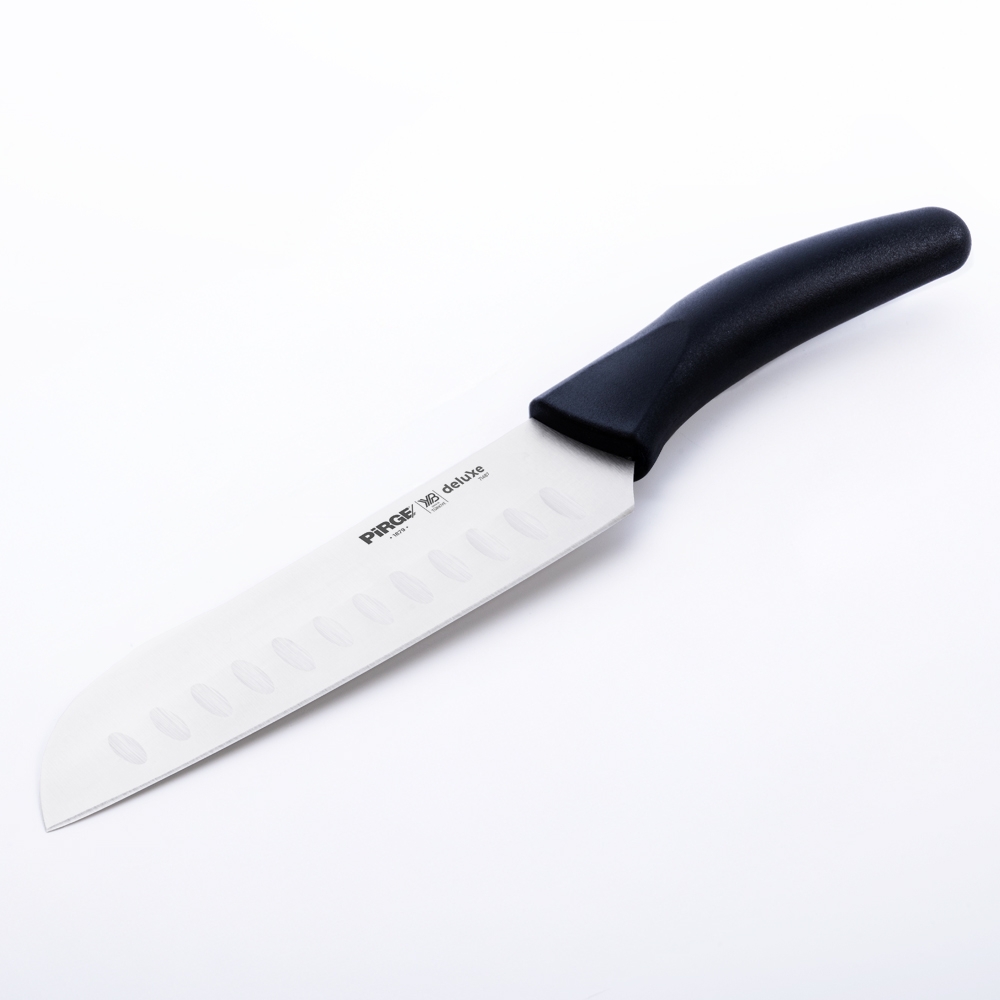 Deluxe Santoku Bıçağı Oluklu 17 cm