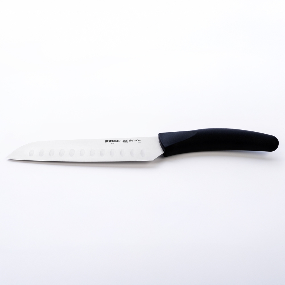 Deluxe Santoku Bıçağı Oluklu 17 cm