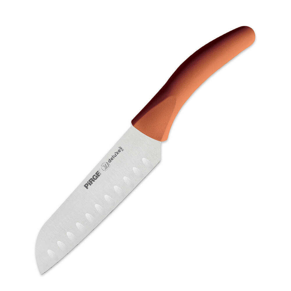 Deluxe Santoku Bıçağı Oluklu 17 cm