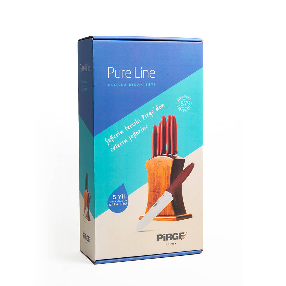 Pure Line Bloklu Bıçak Seti 5'li