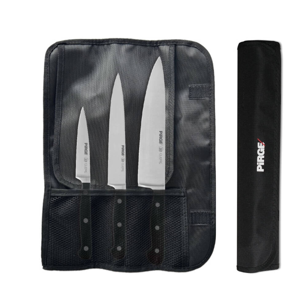 Classic Knife Set with Roll Bag